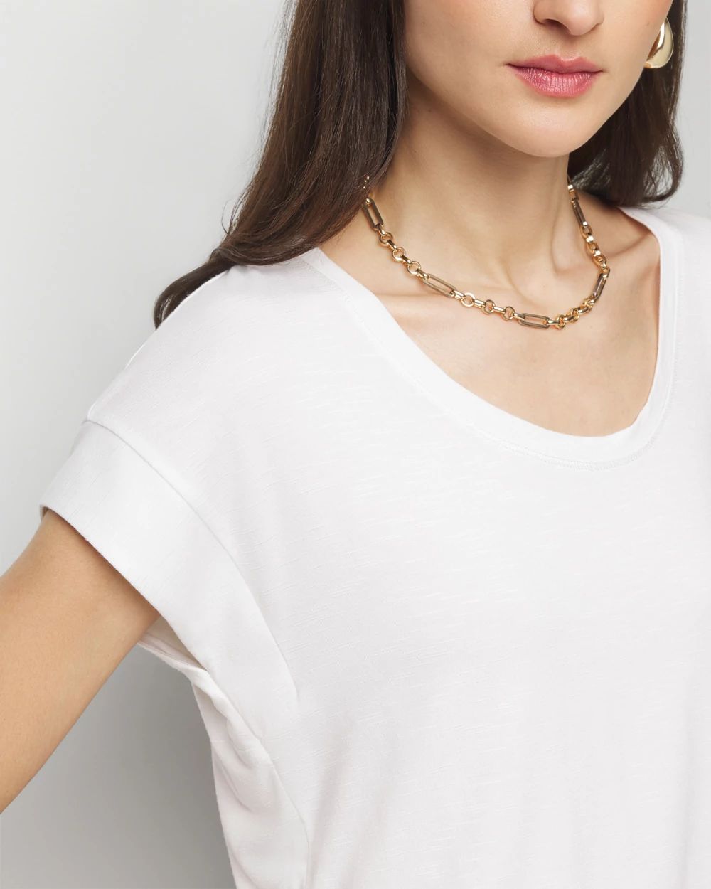Scoop Neck Power Tee