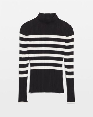 Ribbed Mockneck Sweater click to view larger image.