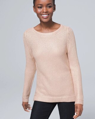 Metallic-Foil Sweater
