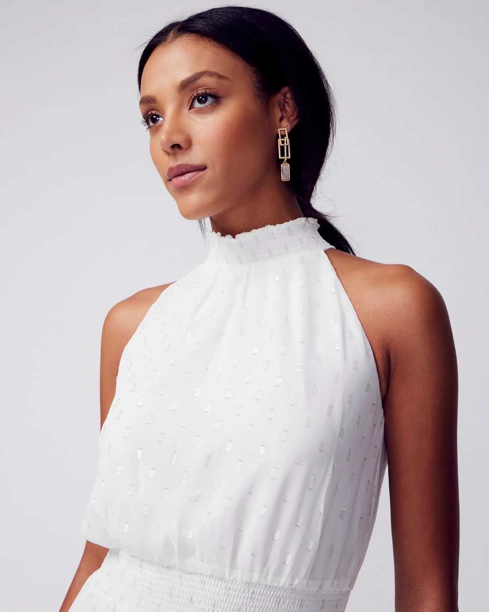 White house black best sale market halter dress