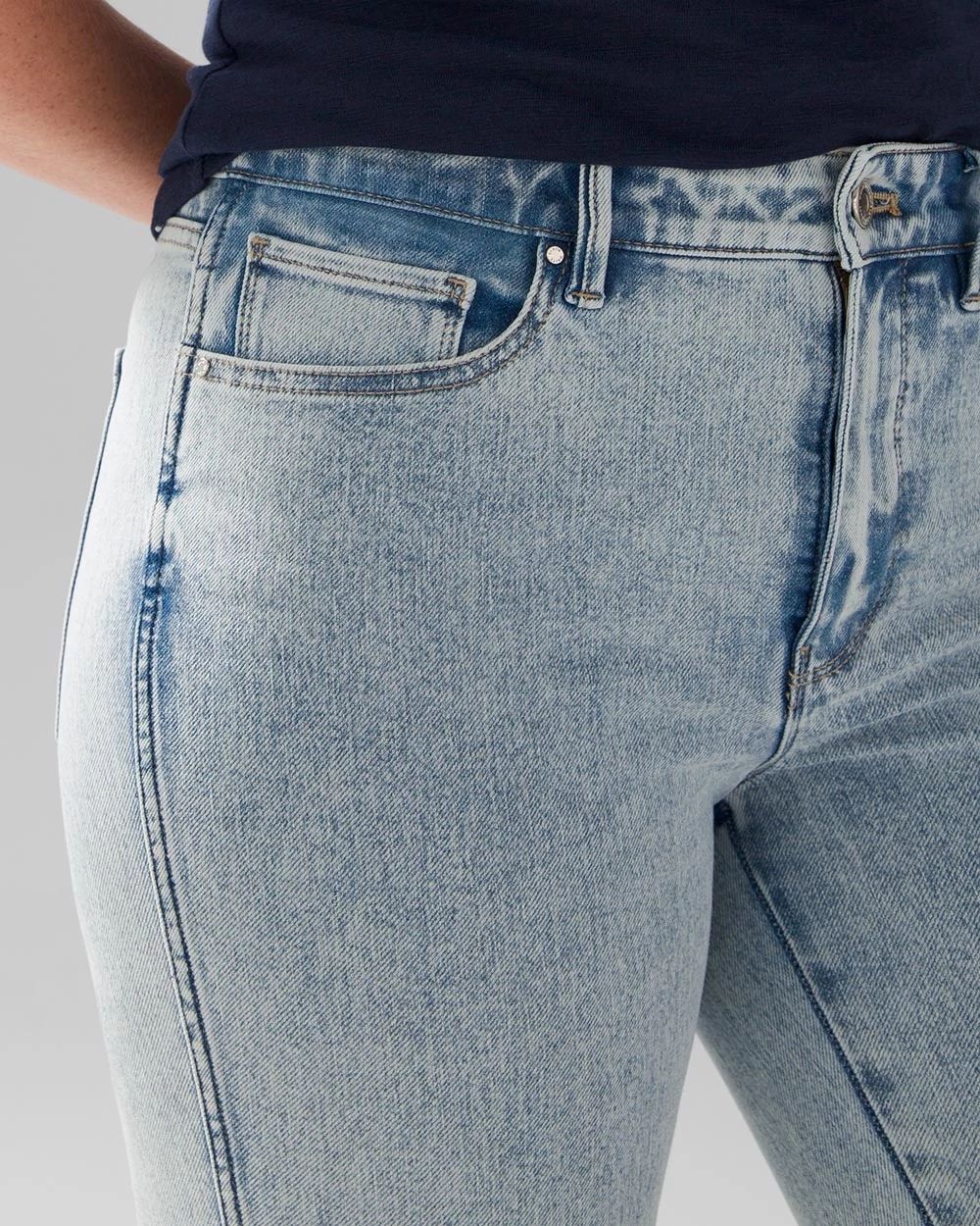 High Rise Sculpt Straight Leg Jeans