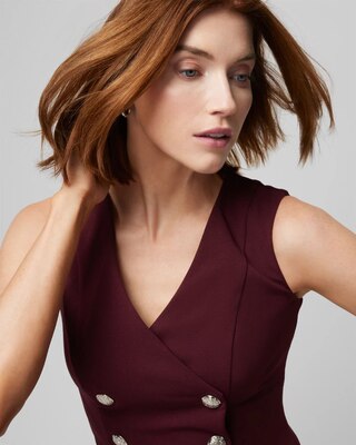 Sleeveless Blazer Dress