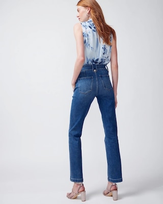 High-Rise Sculpt Mariner Straight Jeans