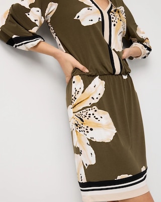 V-neck Mini Dress click to view larger image.