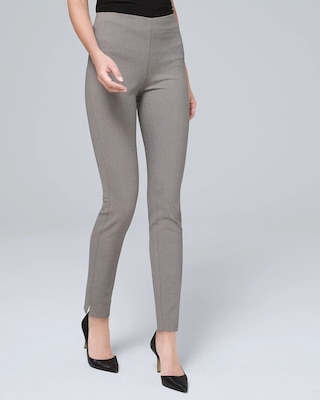 Comfort Stretch Textured Skinny Ankle Pants