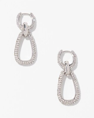 Convertible Crystal Drop Earrings