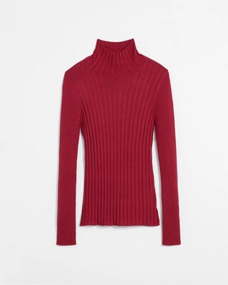 Long Sleeve Cashmere Blend Mockneck
