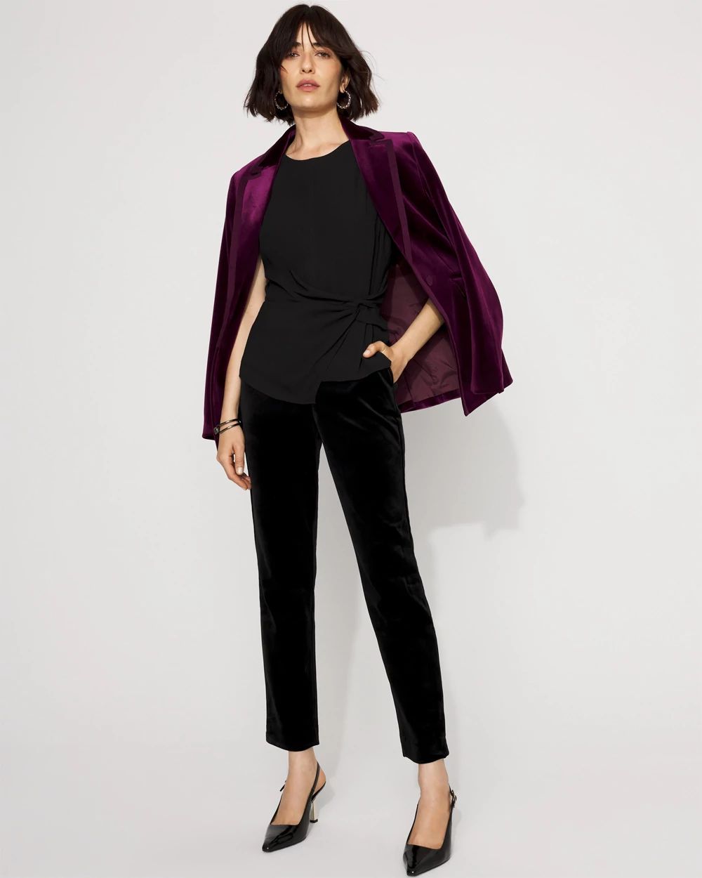 Draped Waist Shell