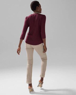 Mid-Rise Everyday Soft Denim™ Utility Slim Ankle Jeans