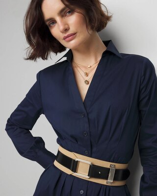 Suede Wide Belt