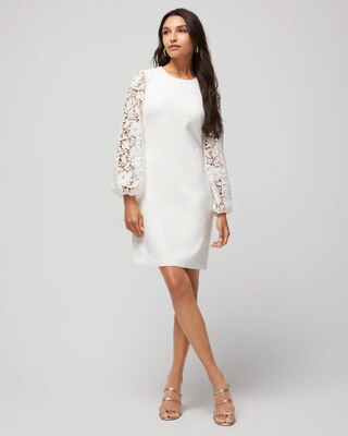 Lace Sleeve Shift Dress