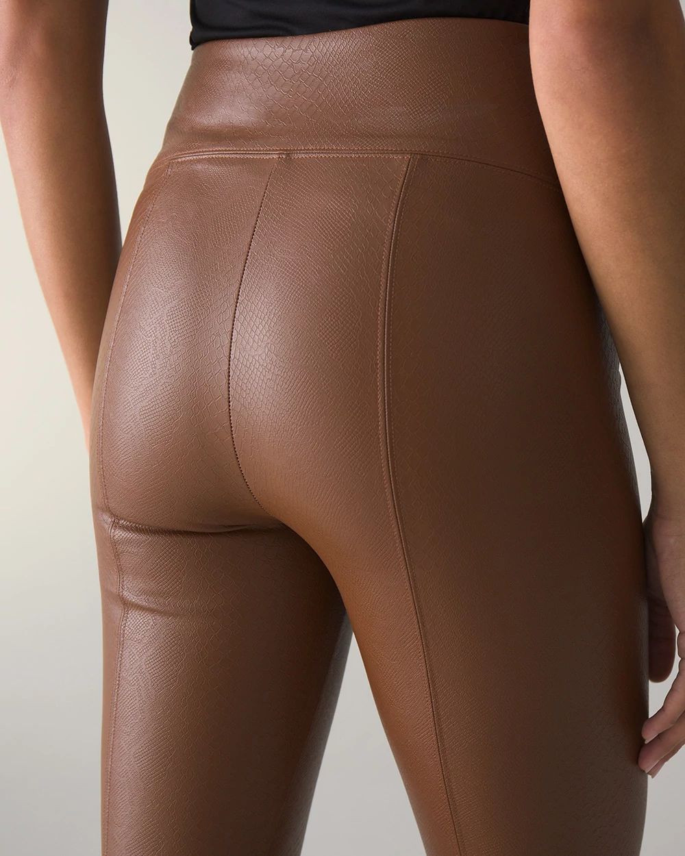 White house black market faux leather pants discount