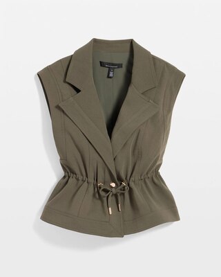 Drawcord-Waist Vest click to view larger image.
