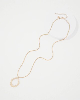Sculptural Pendant Necklace click to view larger image.