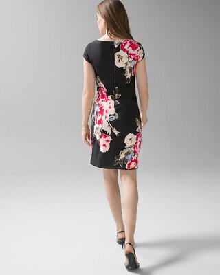 Cap Sleeve Reversible Scuba Dress