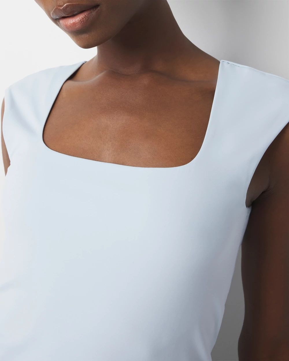 WHBM FORME™ All Ways Stretch Square Neck Top