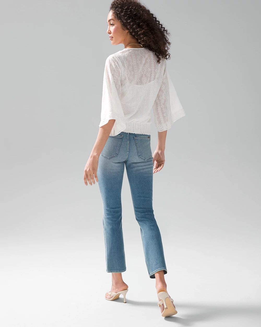 High Rise Sculpt Boot Crop Jeans