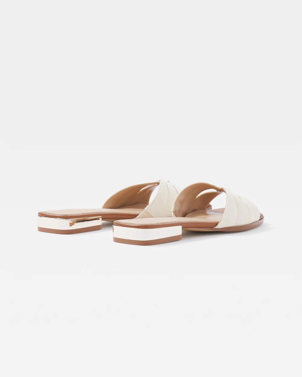 Linen Flat Sandal - image 3