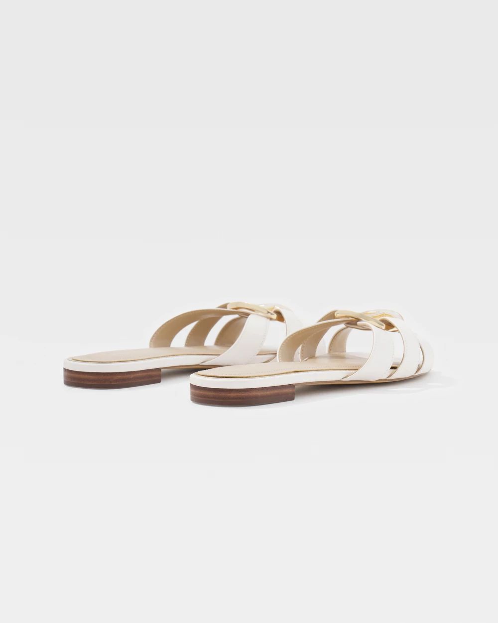Linen Flat Sandal