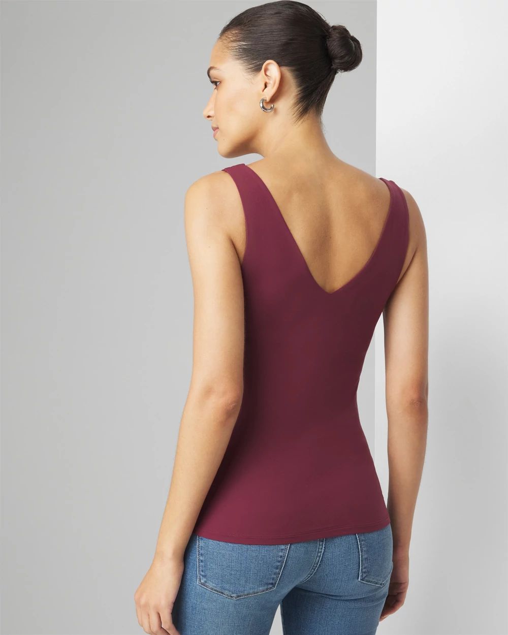WHBM FORME™ All Ways Stretch Dual Neck Tank