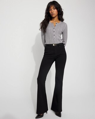 Petite High-Rise Flare Jean
