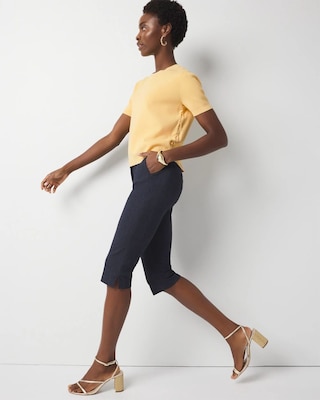WHBM® Elle Slim Capri Pant click to view larger image.