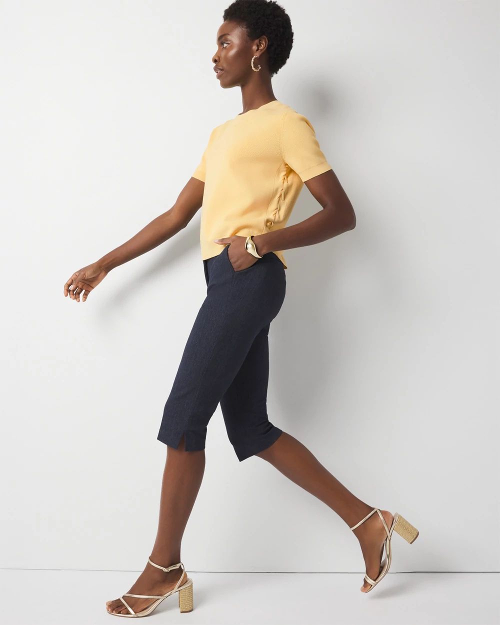 WHBM® Elle Slim Capri Pant