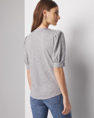 Pleated Sleeve Tee click to view larger image.