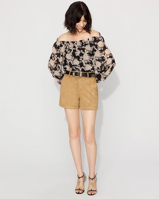 Faux Suede Short