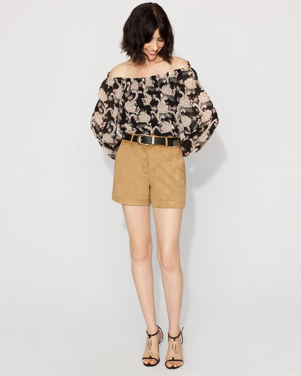Faux Suede Short
