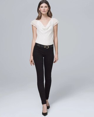 Classic-Rise Black Jeggings