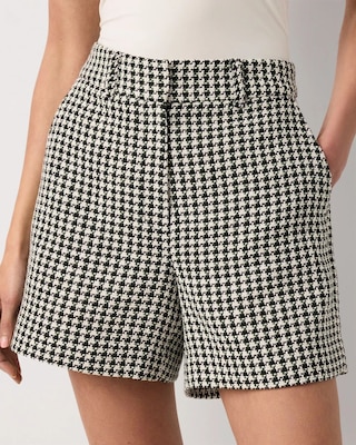 Houndstooth Tweed Short click to view larger image.