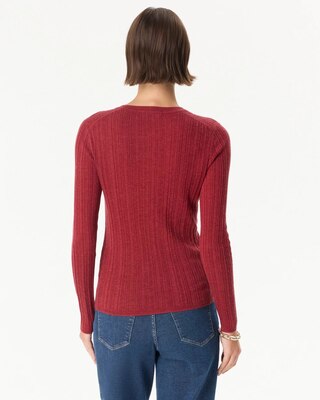 Ribbed Henley Sweater click to view larger image.