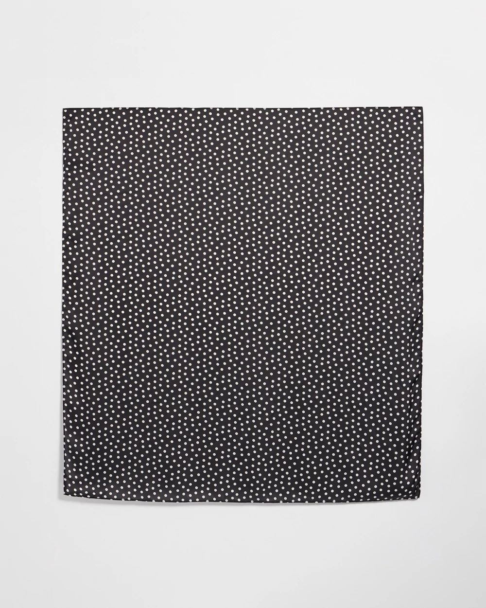 Dot Print Square Scarf