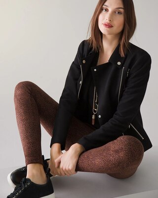 Vegan Suede WHBM Runway Leggings