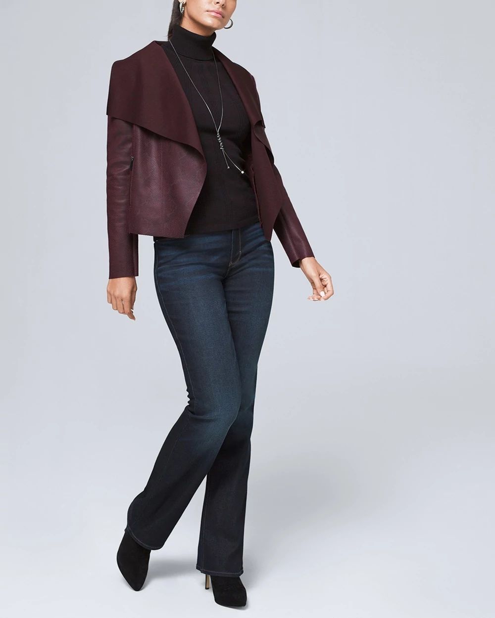 Curvy-Fit Mid-Rise Everyday Soft Denim™ Bootcut Jeans