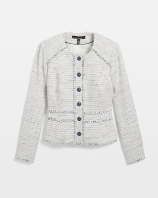 Space Dye Tweed Jacket