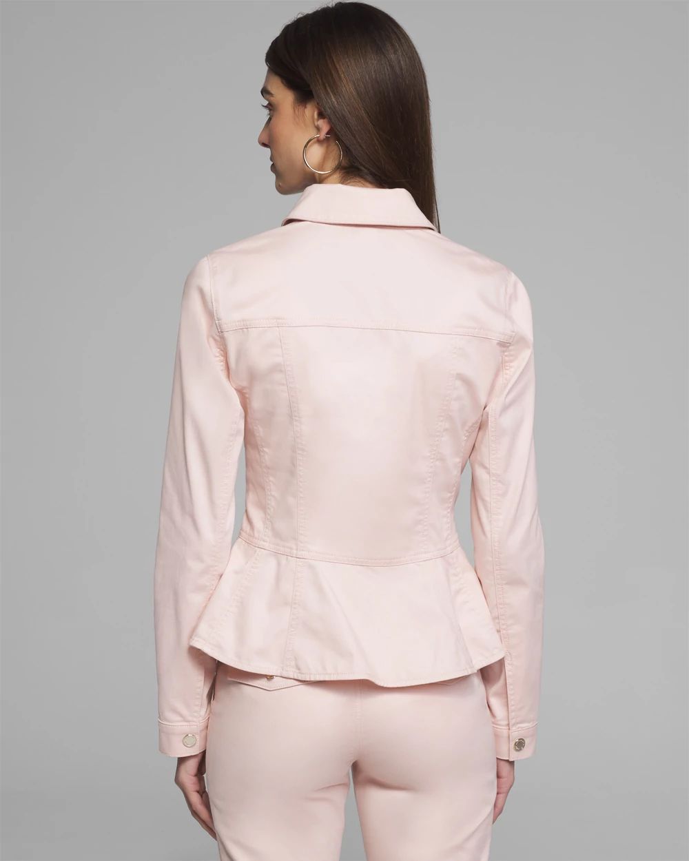 Outlet WHBM Casual Peplum Jacket