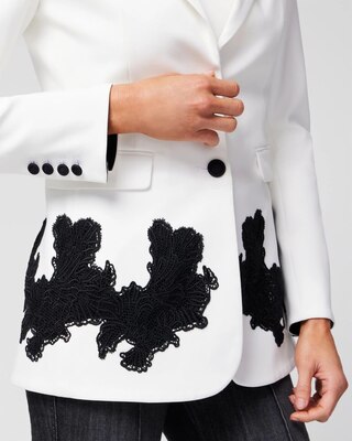 Fashion Blazer With Lace