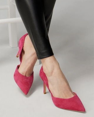 Pink Suede Pump