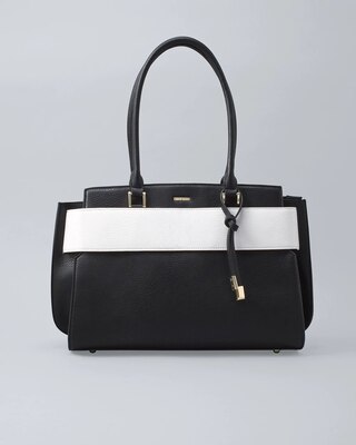 Convertible Two-Tone Tote