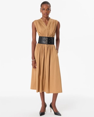 Belted Midi Dress
