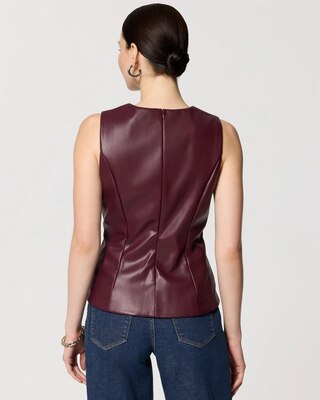Faux Leather Top click to view larger image.