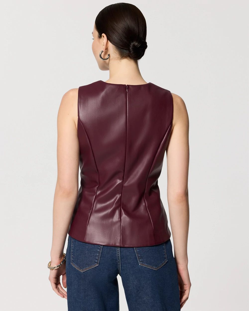 Faux Leather Top click to view larger image.
