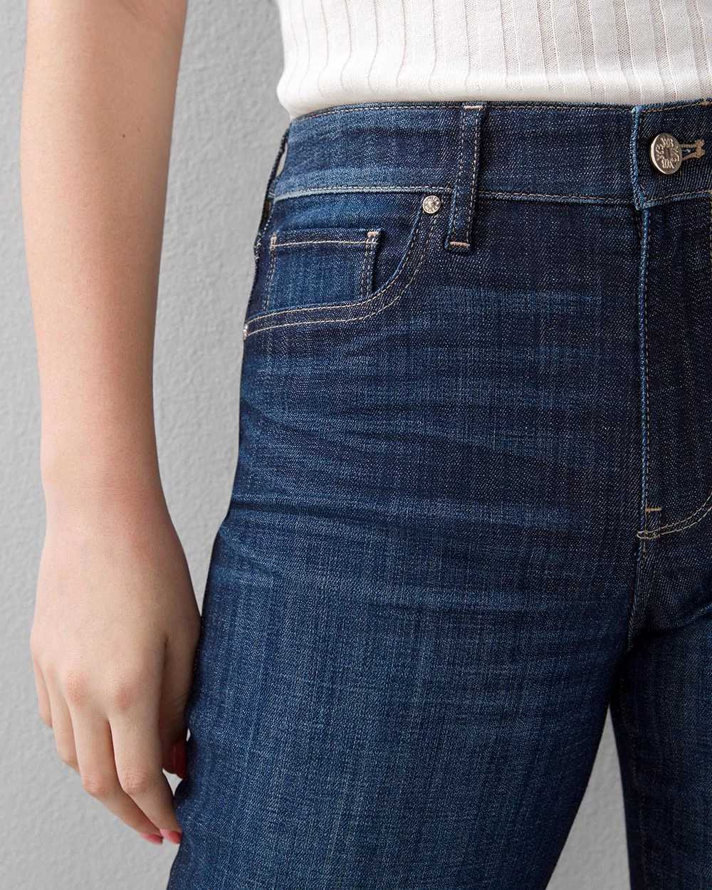 Curvy Mid-Rise Everyday Soft Denim  Girlfriend Jeans click to view larger image.