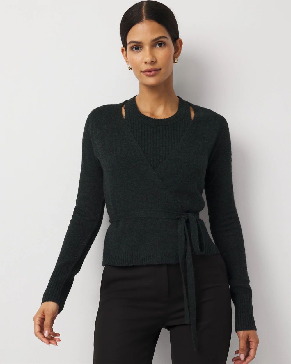 Two-in-One Tank Cardigan