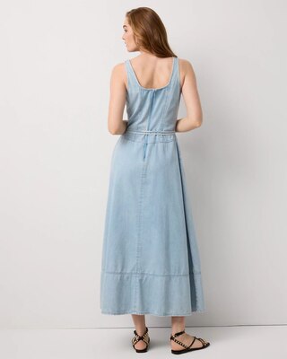 Featherweight Denim Maxi Dress click to view larger image.