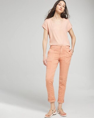 Mid-Rise Pret-A-Pedi Straight Crop Pants