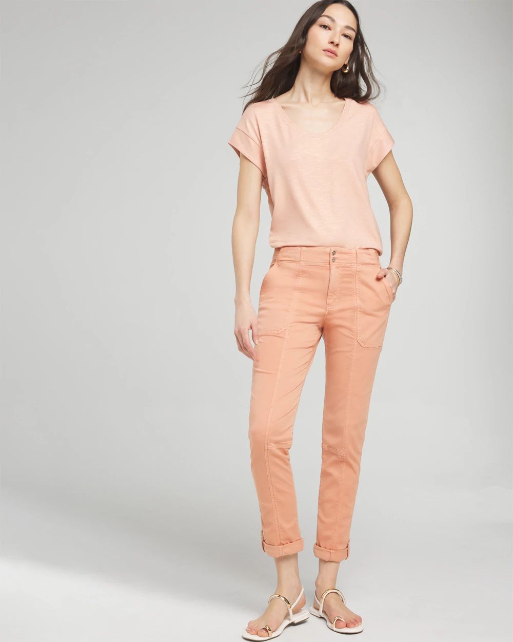 Mid-Rise Pret-A-Pedi Straight Crop Pants
