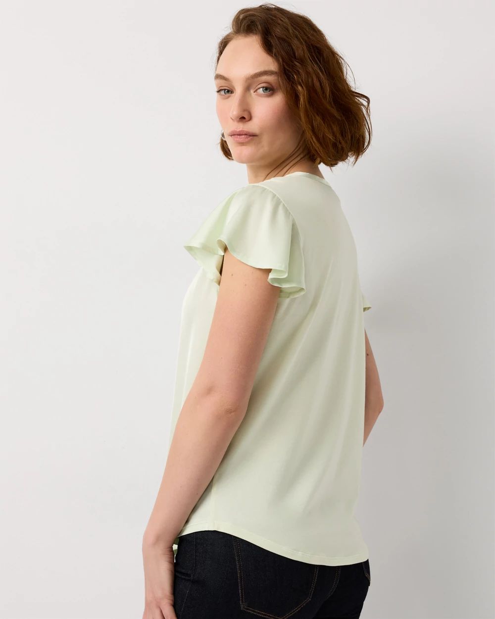 Satin Detail Glamgetter Tee click to view larger image.